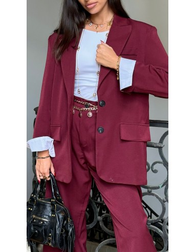 Veste tailleur BURGUNDY 2 - 3 jours ouvrés.