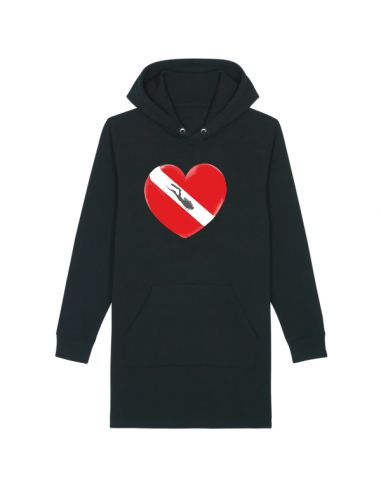 Robe à capuche après plongée : coeur alpha commande en ligne