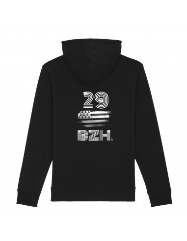 sweat à capuche BZH- 29 département Breton paiement sécurisé