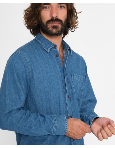 Chemise en jean bio destockage