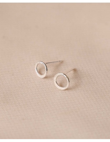 Boucles d'oreilles en argent martelé recyclé vente chaude votre 