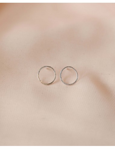 Boucles d'oreilles en argent martelé recyclé Jusqu'à 80% De Réduction