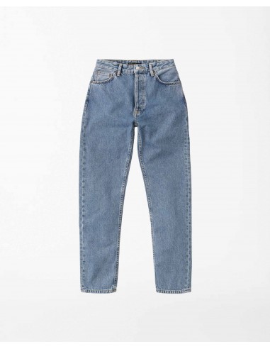 Jean mom en coton bio Breezy Britt Simply Blue offre 