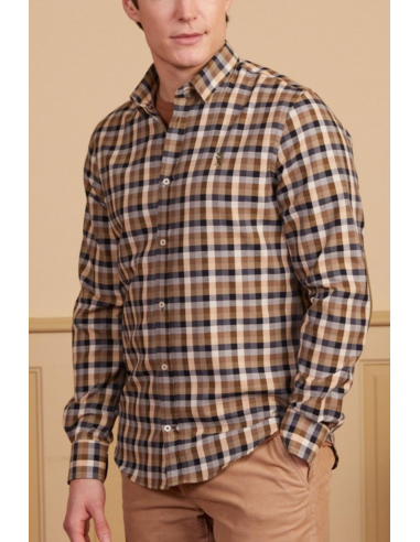 Chemise Cais Slim à Carreaux en stock