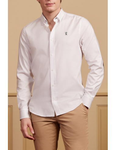 Chemise Cais slim en Oxford Par le système avancé 