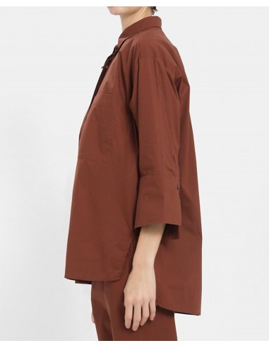 Chemise oversize en coton bio Fin de série